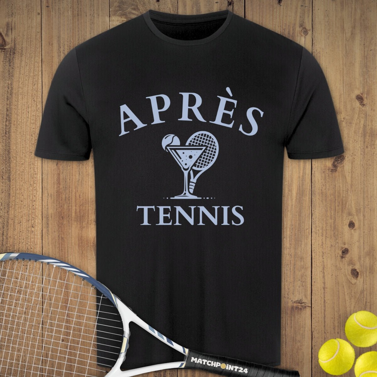Apres Tennis Cocktail | Herrn Sport T-Shirt - Matchpoint24 - Kleidung für Tennisfans