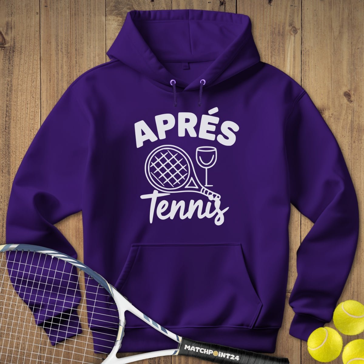 Apres TP | Hoodie (Unisex) - Matchpoint24 - Kleidung für Tennisfans