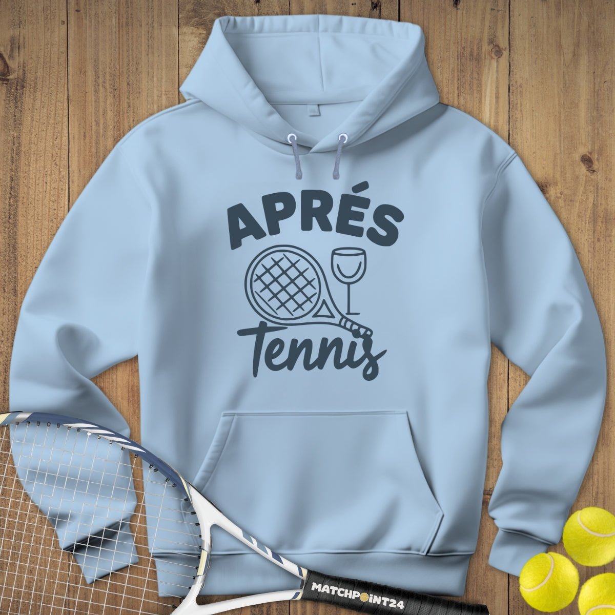 Apres TP | Hoodie (Unisex) - Matchpoint24 - Kleidung für Tennisfans
