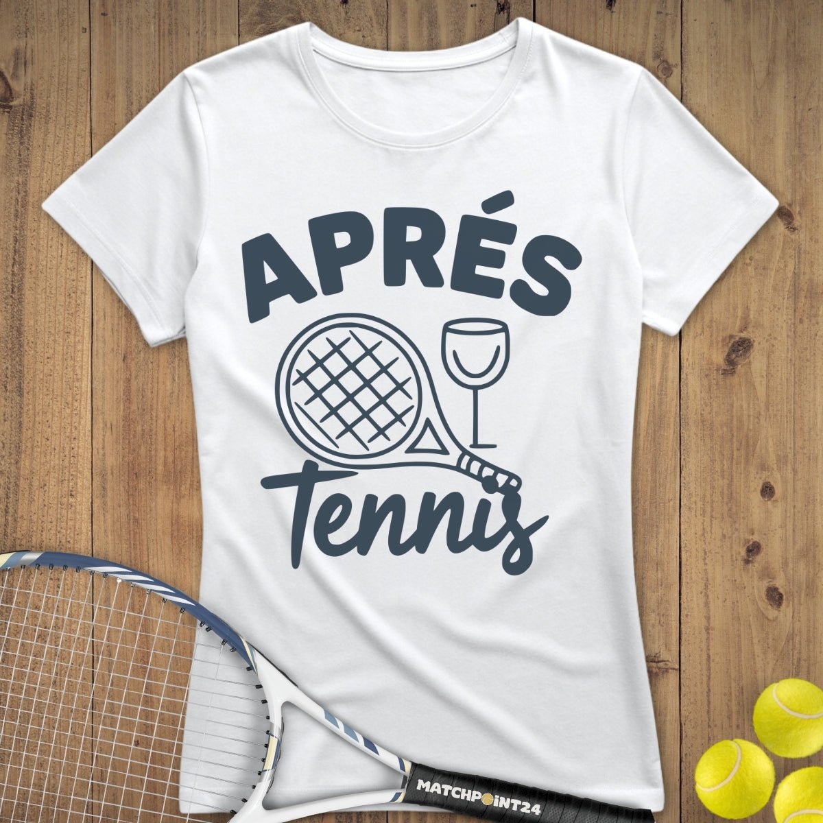 Apres TP | Premium Damen T-Shirt - Matchpoint24 - Kleidung für Tennisfans