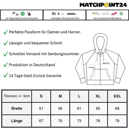 ATC Kaputzenjacke - Matchpoint24 - Kleidung für Tennisfans