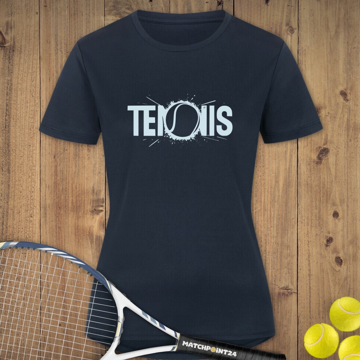 Ball Splash | Damen Sport T-Shirt - Matchpoint24 - Kleidung für Tennisfans