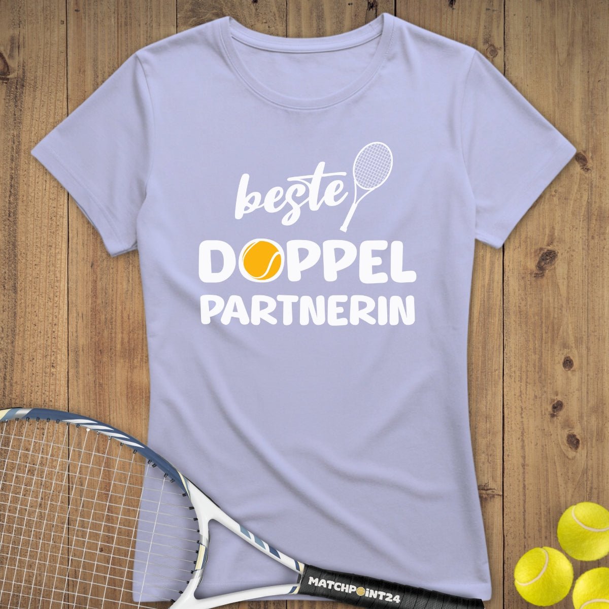 Beste Doppelpartnerin | Premium Damen T-Shirt - Matchpoint24 - Kleidung für Tennisfans