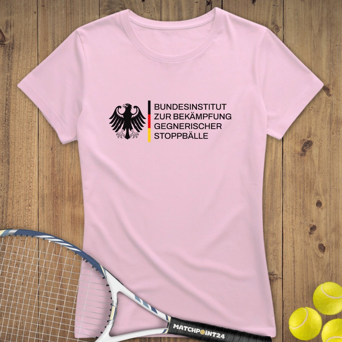 Bundesinstitut gegen Stoppbälle | Premium Damen T-Shirt - Matchpoint24 - Kleidung für Tennisfans