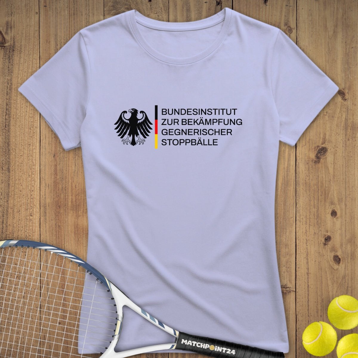 Bundesinstitut gegen Stoppbälle | Premium Damen T-Shirt - Matchpoint24 - Kleidung für Tennisfans