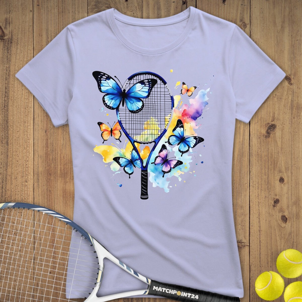 Butterfly Serve | Premium Damen T-Shirt - Matchpoint24 - Kleidung für Tennisfans