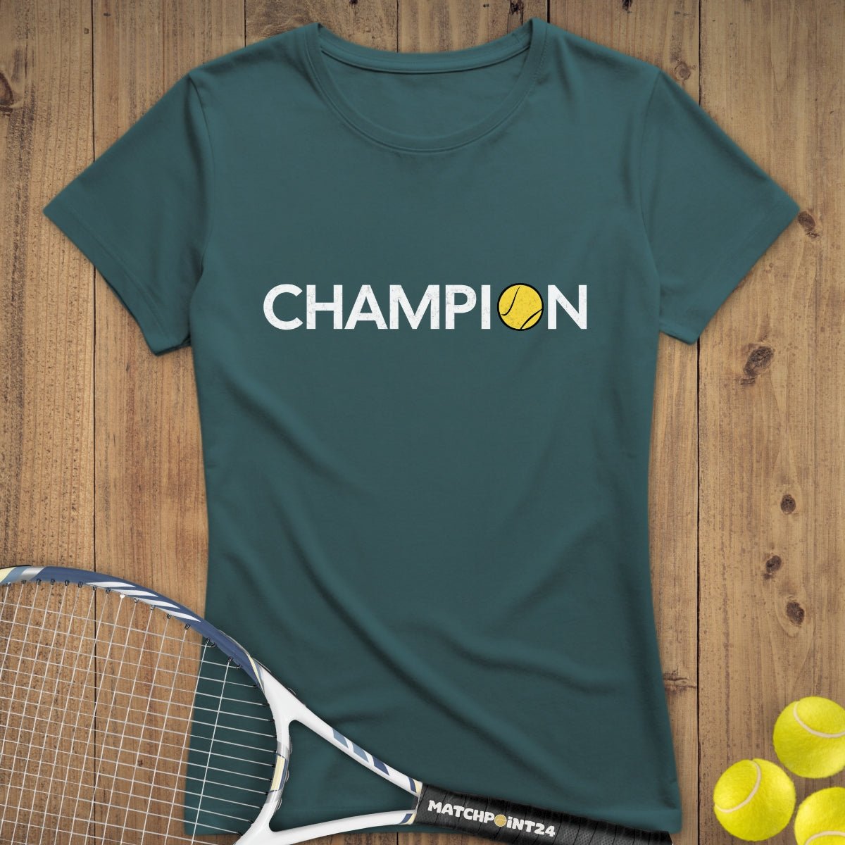 Champion | Premium Damen T-Shirt - Matchpoint24 - Kleidung für Tennisfans