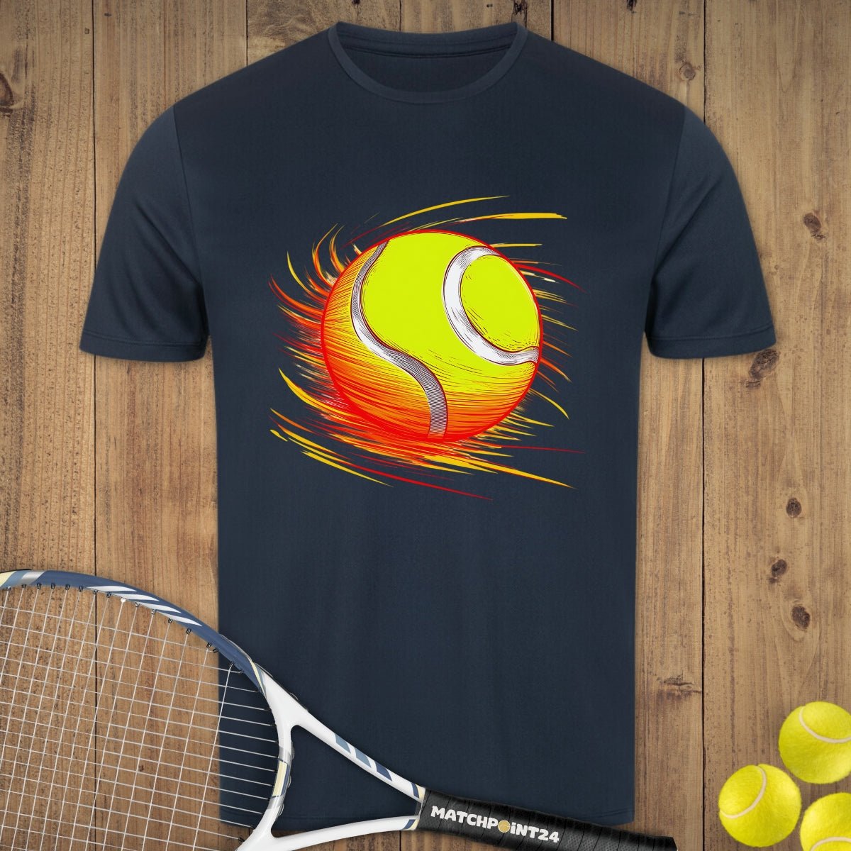 Feuerball | Herren Sport T-Shirt - Matchpoint24 - Kleidung für Tennisfans