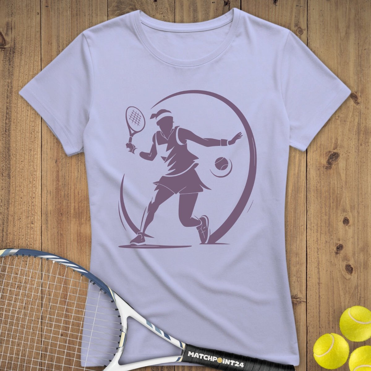 Hit it Frau | Premium Damen T-Shirt - Matchpoint24 - Kleidung für Tennisfans