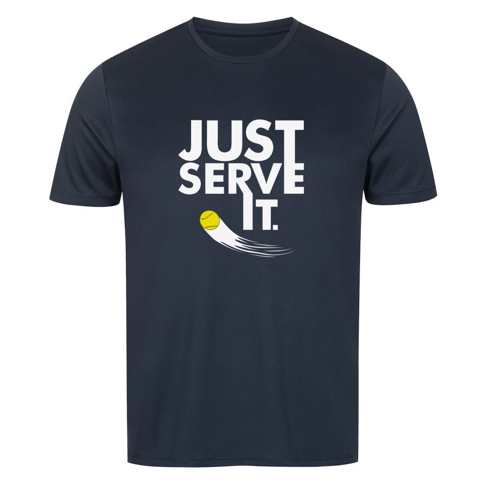 Just serve it | Herren Sport T-Shirt neu - Matchpoint24 - Kleidung für Tennisfans