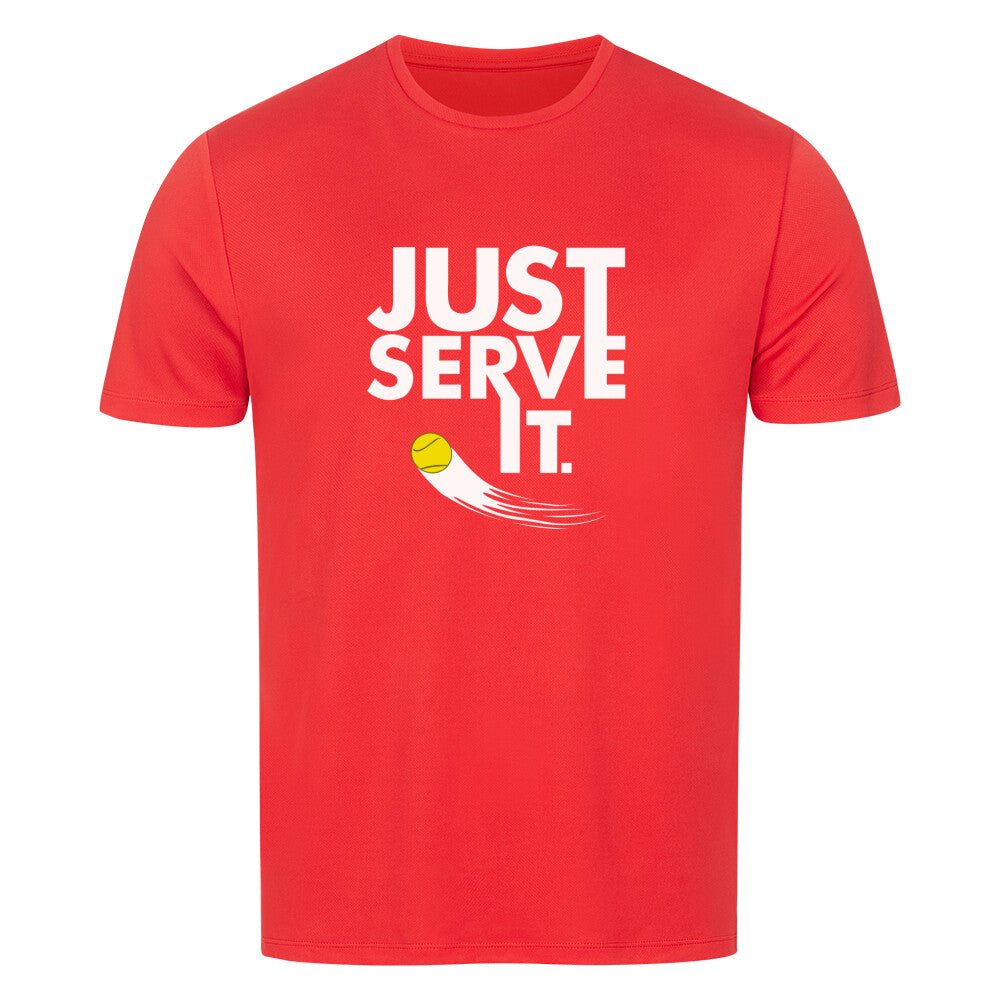 Just serve it | Herren Sport T-Shirt neu - Matchpoint24 - Kleidung für Tennisfans