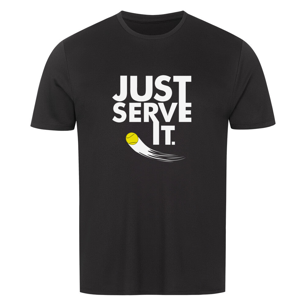 Just serve it | Herren Sport T-Shirt neu - Matchpoint24 - Kleidung für Tennisfans