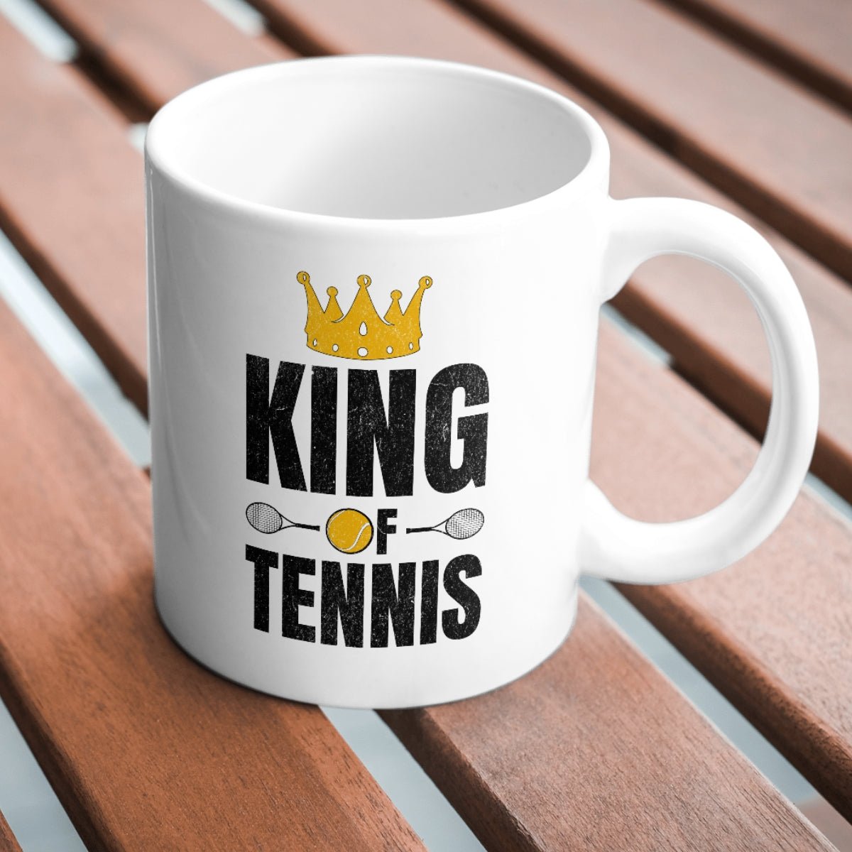 King of Tennis | Tasse - Matchpoint24 - Kleidung für Tennisfans