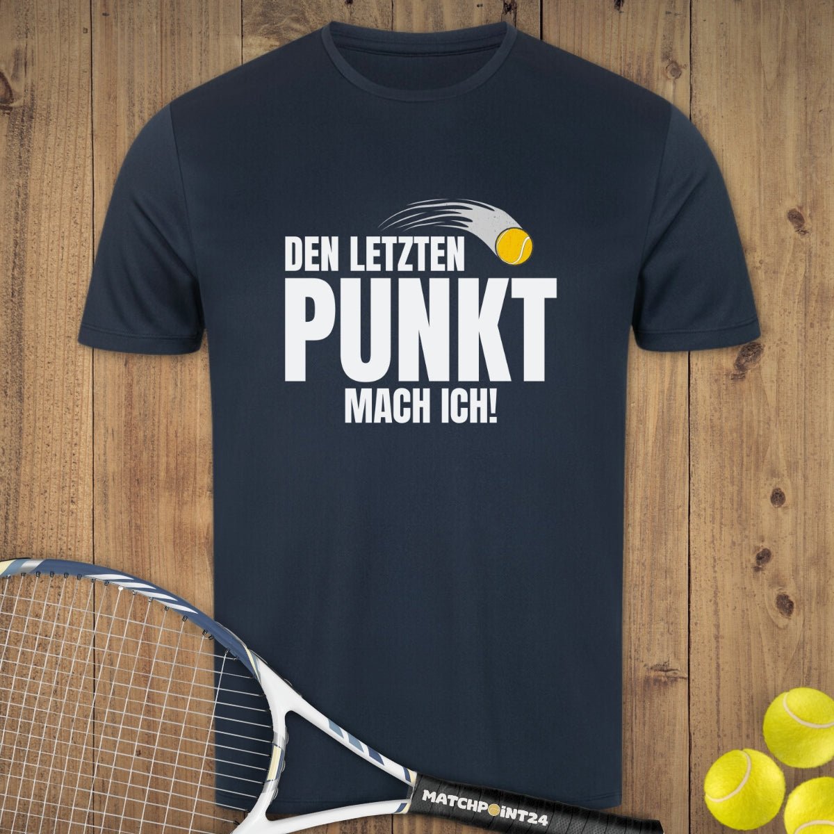 Letzter Punkt | Herren Sport T-Shirt - Matchpoint24 - Kleidung für Tennisfans