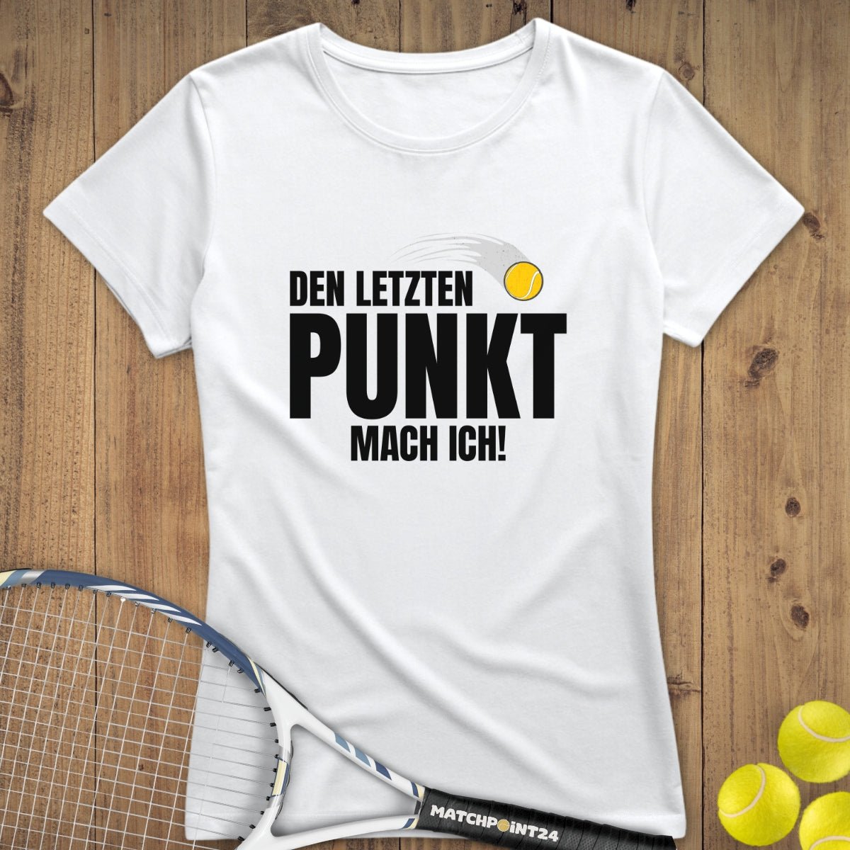 Letzter Punkt | Premium Damen T-Shirt - Matchpoint24 - Kleidung für Tennisfans