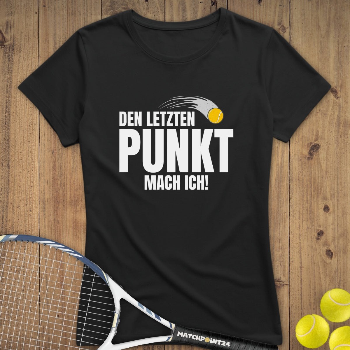 Letzter Punkt | Premium Damen T-Shirt - Matchpoint24 - Kleidung für Tennisfans