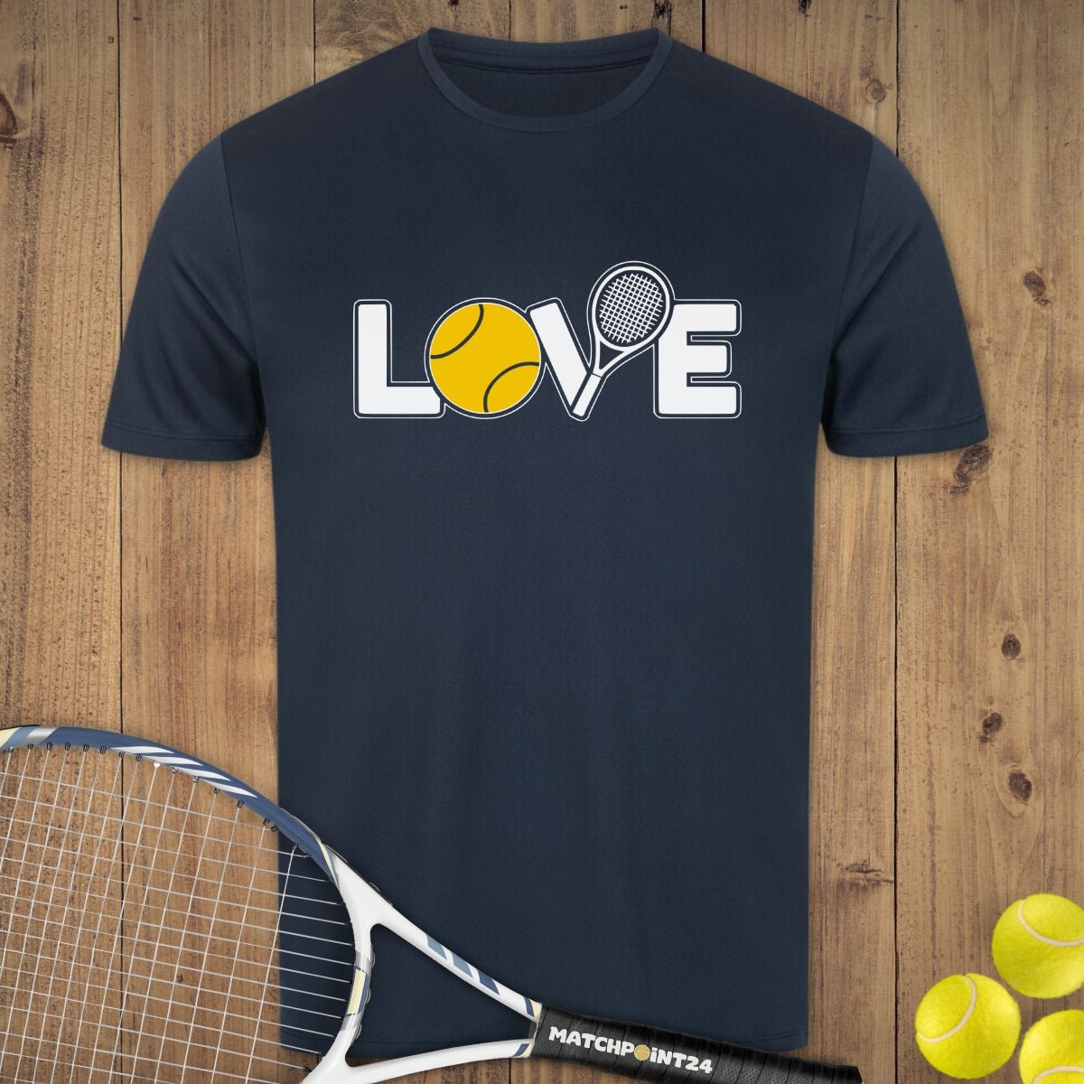 Love 1024 | Herren Sport T-Shirt - Matchpoint24 - Kleidung für Tennisfans