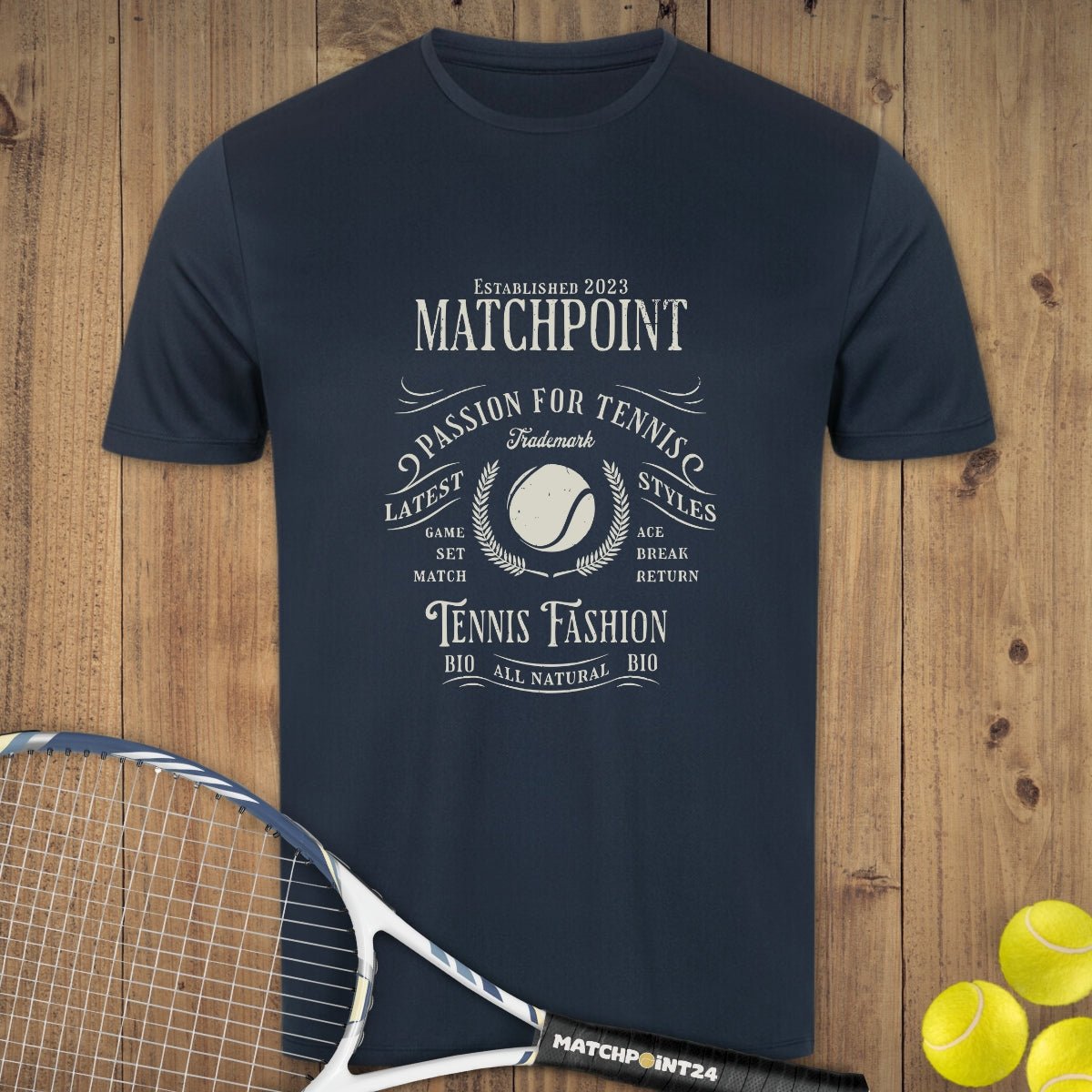 Matchpoint | Herren Sport T-Shirt - Matchpoint24 - Kleidung für Tennisfans