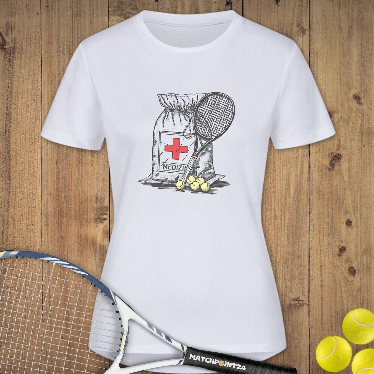 Medizin | Damen Sport T-Shirt - Matchpoint24 - Kleidung für Tennisfans