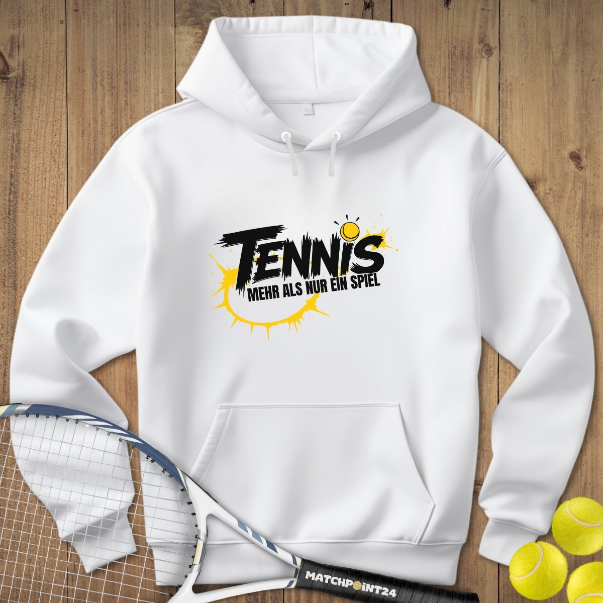 Mehr als nur ein Spiel | Hoodie (Unisex) - Matchpoint24 - Kleidung für Tennisfans
