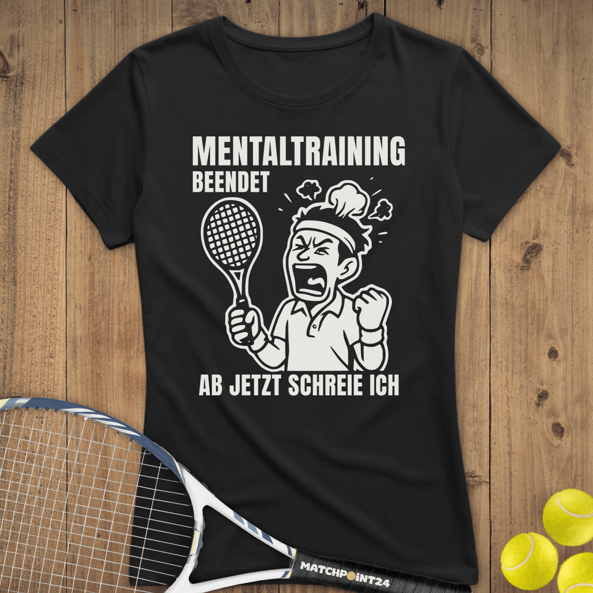 Mentaltraining | Premium Damen T-Shirt - Matchpoint24 - Kleidung für Tennisfans
