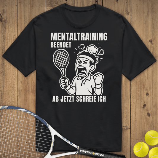Mentaltraining | Premium Herren T-Shirt - Matchpoint24 - Kleidung für Tennisfans