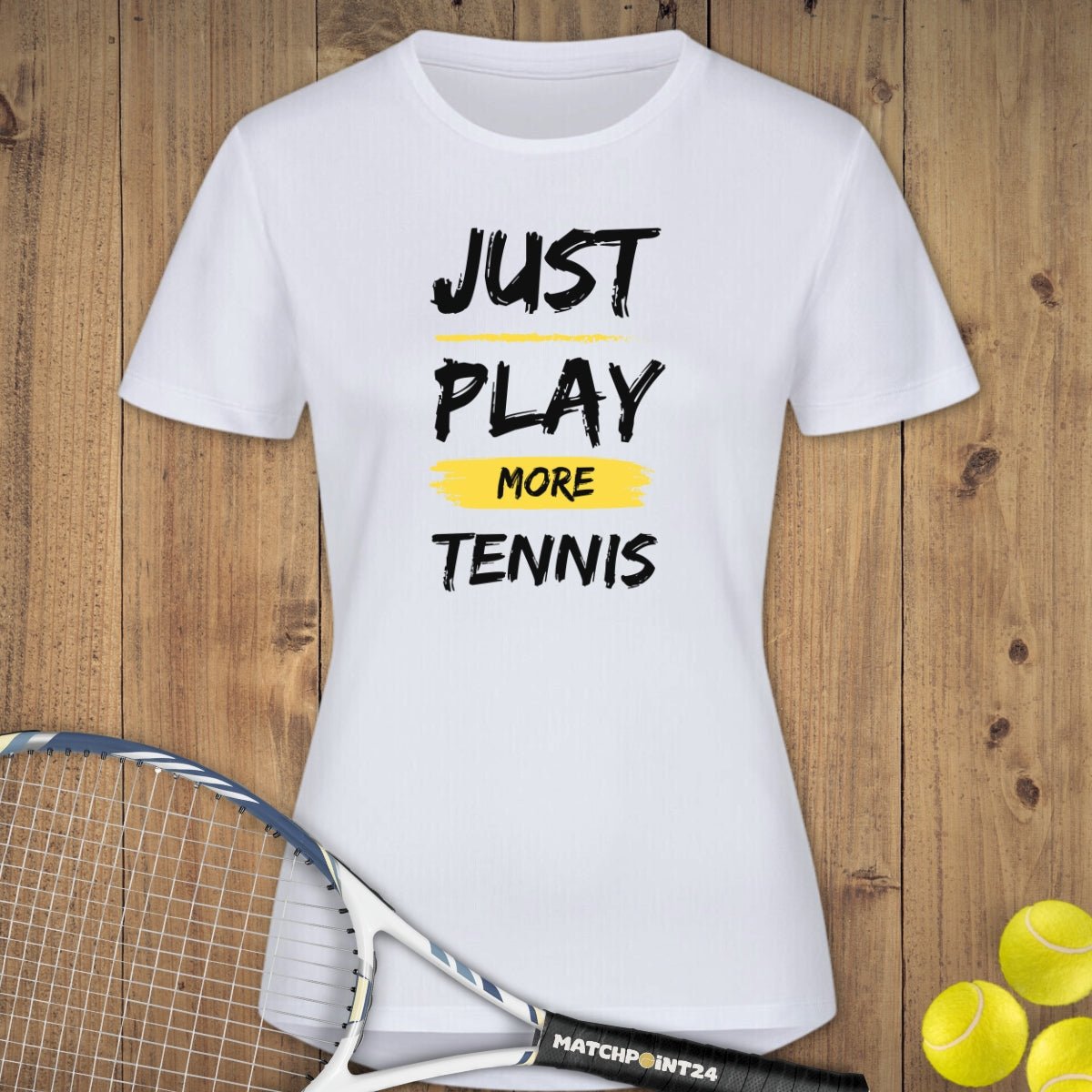 More Tennis | Damen Sport T-Shirt - Matchpoint24 - Kleidung für Tennisfans