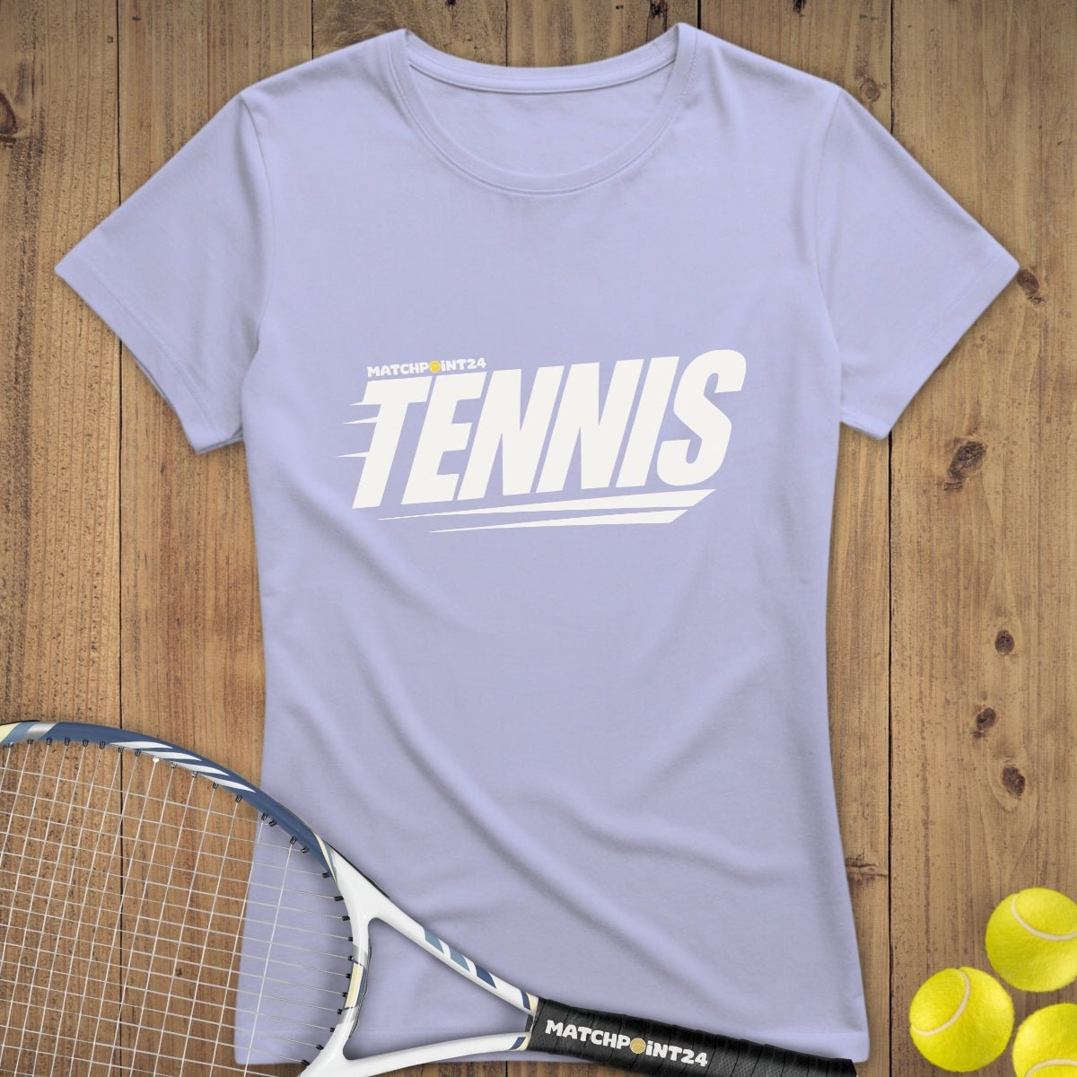 MP24 Tennis | Premium Damen T-Shirt - Matchpoint24 - Kleidung für Tennisfans