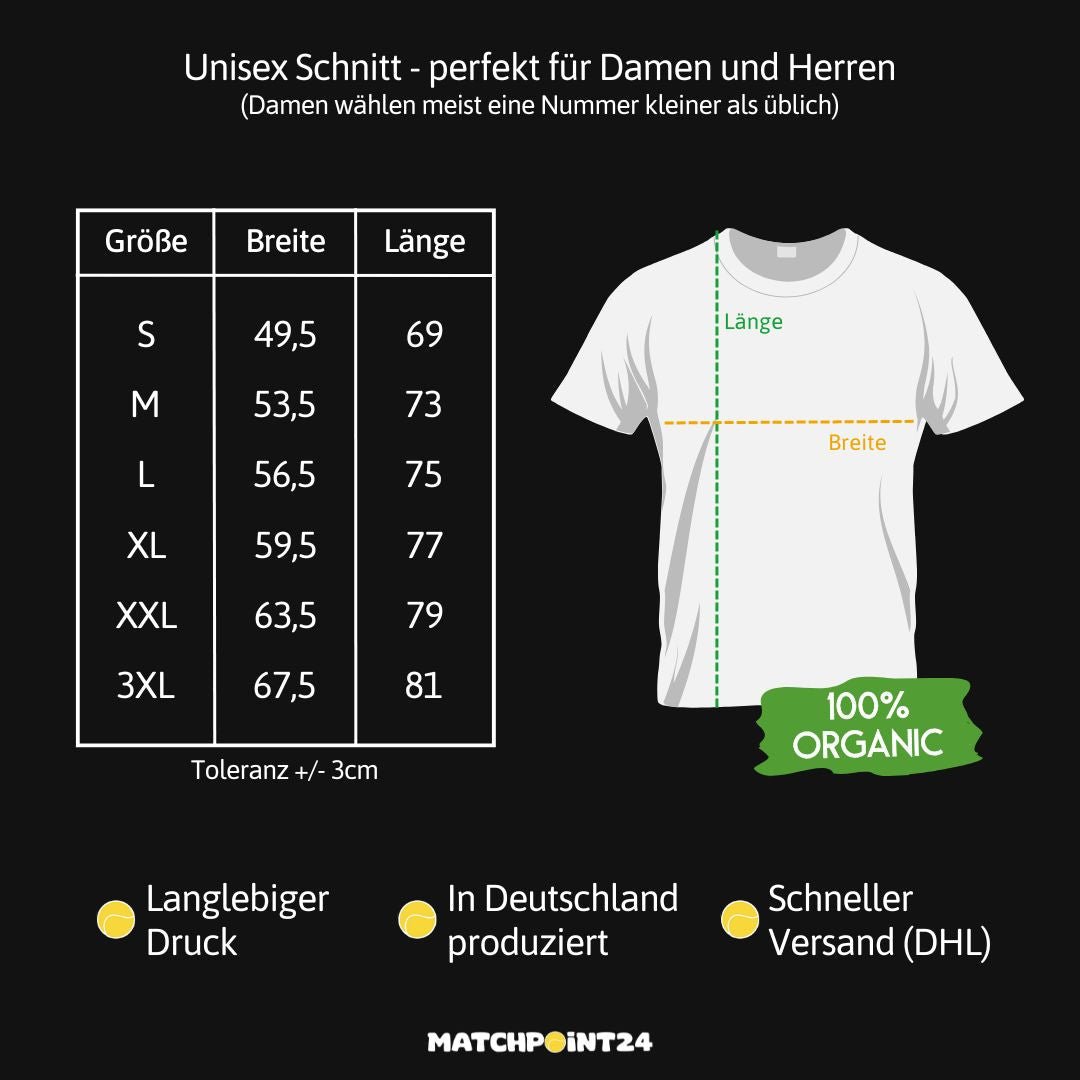 Pfälzer Tennis Malad | Unisex Premium Organic T-Shirt - Matchpoint24 - Kleidung für Tennisfans