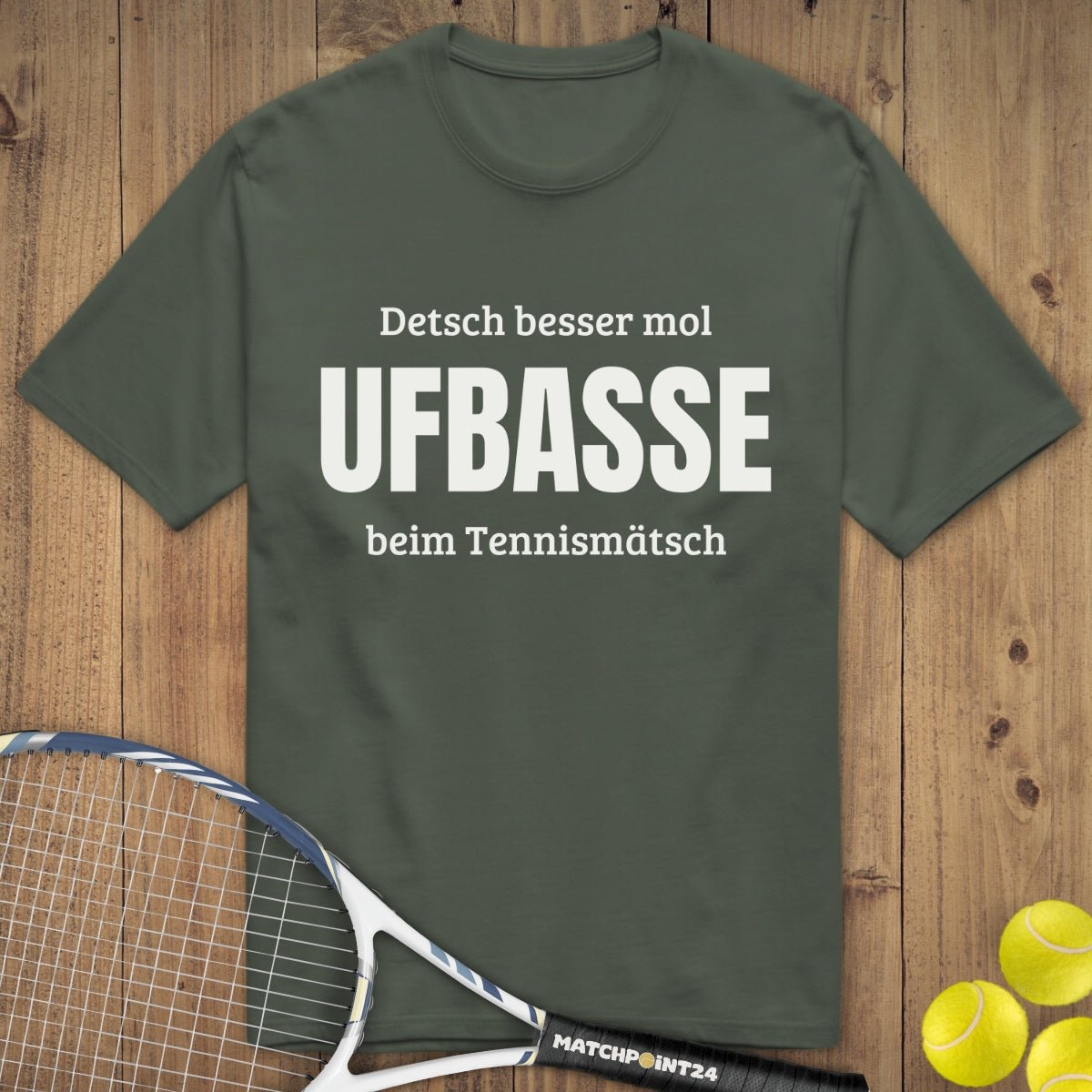 Pfälzer Tennis Ufbasse | Premium Herren T-Shirt - Matchpoint24 - Kleidung für Tennisfans