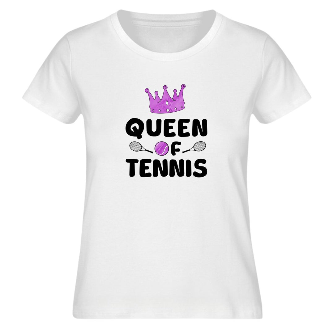 Queen of Tennis | Premium Damen T-Shirt - Matchpoint24 - Kleidung für Tennisfans
