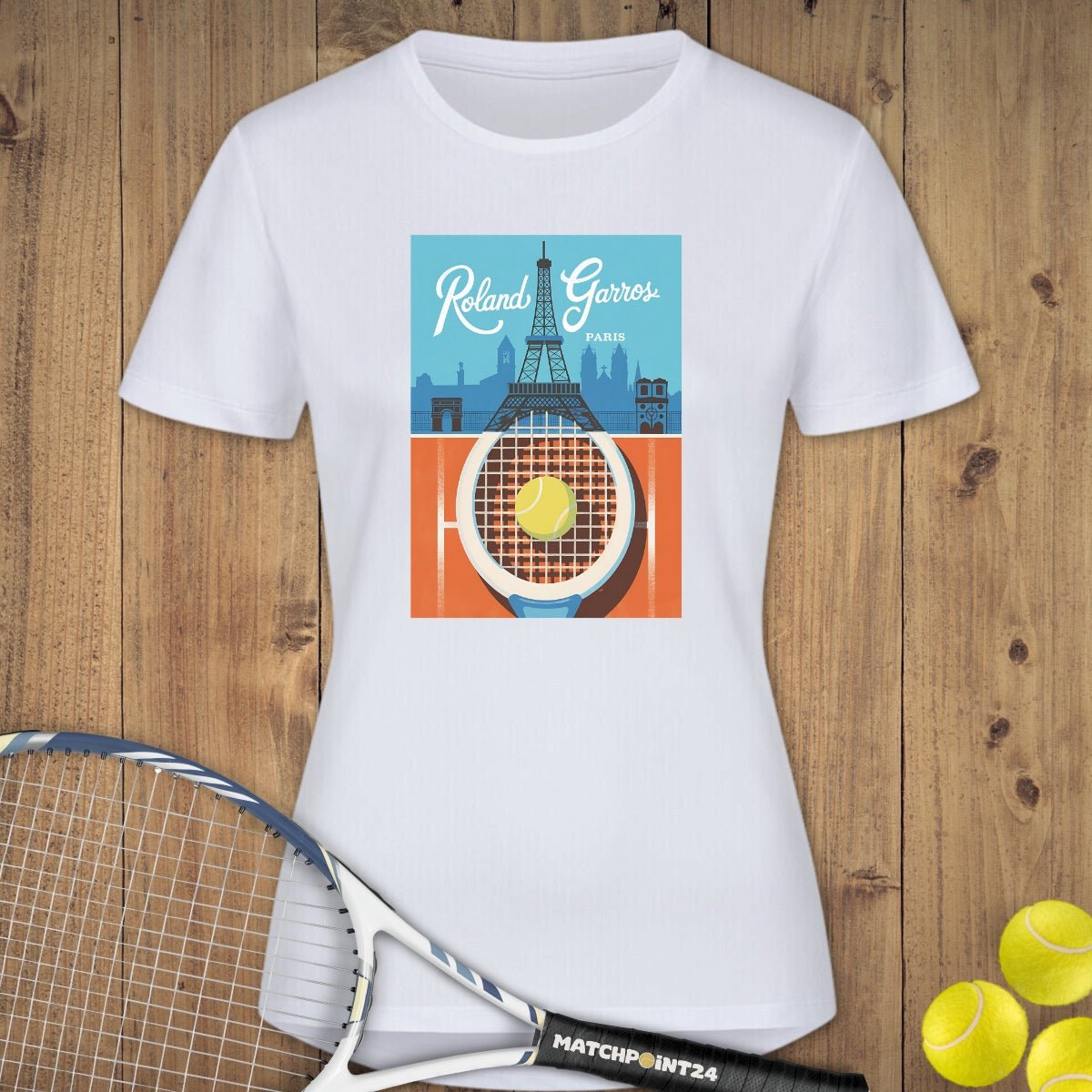 Roland Garros | Damen Sport T-Shirt - Matchpoint24 - Kleidung für Tennisfans