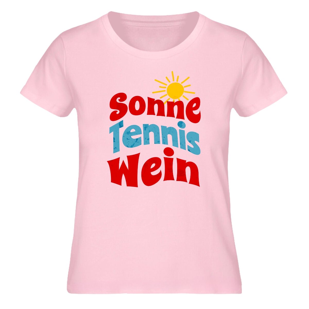 Sonne Tennis Wein | Damen T-Shirt (limitiert) - Matchpoint24 - Kleidung für Tennisfans