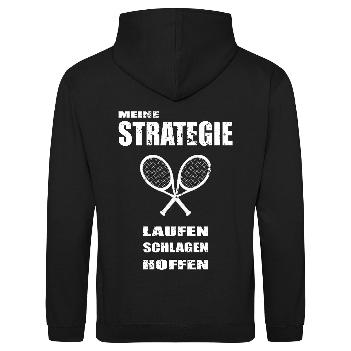 Strategie Rückendruck Kapuzenpulli (limitiert) - Matchpoint24 - Kleidung für Tennisfans