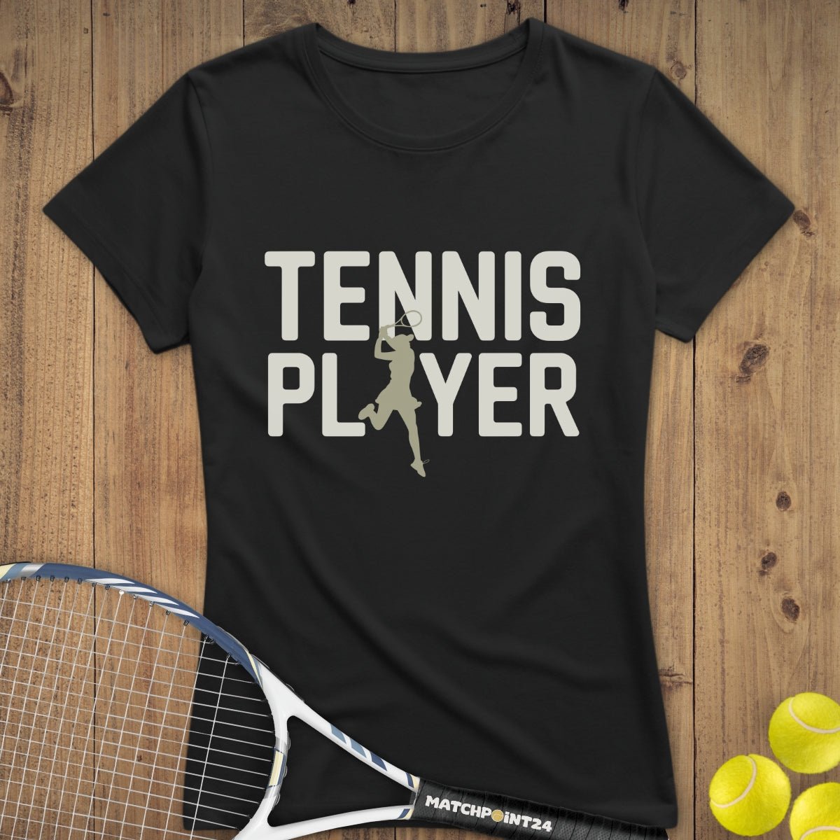 Tennis Player Damen | Premium Damen T-Shirt - Matchpoint24 - Kleidung für Tennisfans