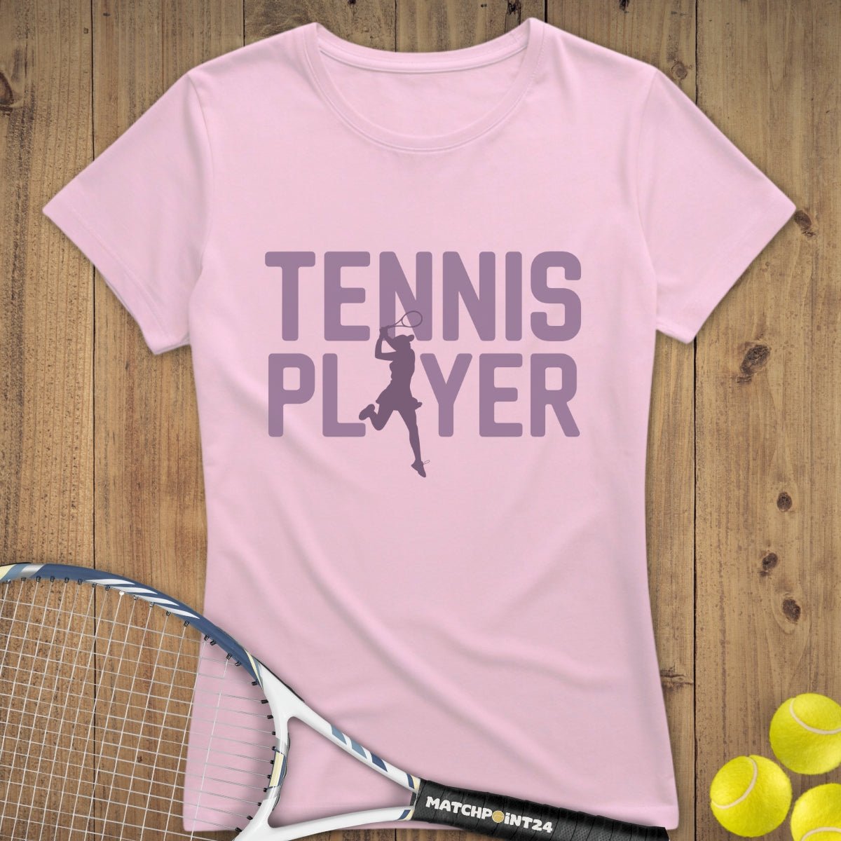 Tennis Player Damen | Premium Damen T-Shirt - Matchpoint24 - Kleidung für Tennisfans