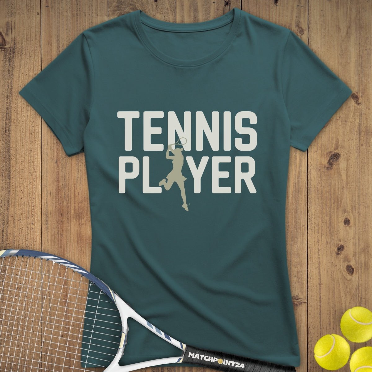 Tennis Player Damen | Premium Damen T-Shirt - Matchpoint24 - Kleidung für Tennisfans