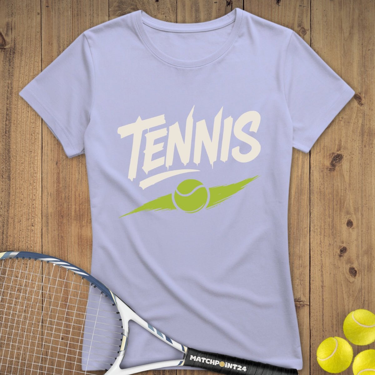 Tennis Swooosh | Premium Damen T-Shirt - Matchpoint24 - Kleidung für Tennisfans