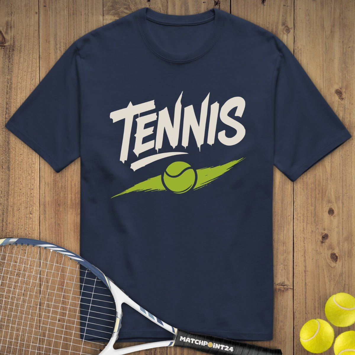 Tennis Swooosh | Premium Herren T-Shirt - Matchpoint24 - Kleidung für Tennisfans