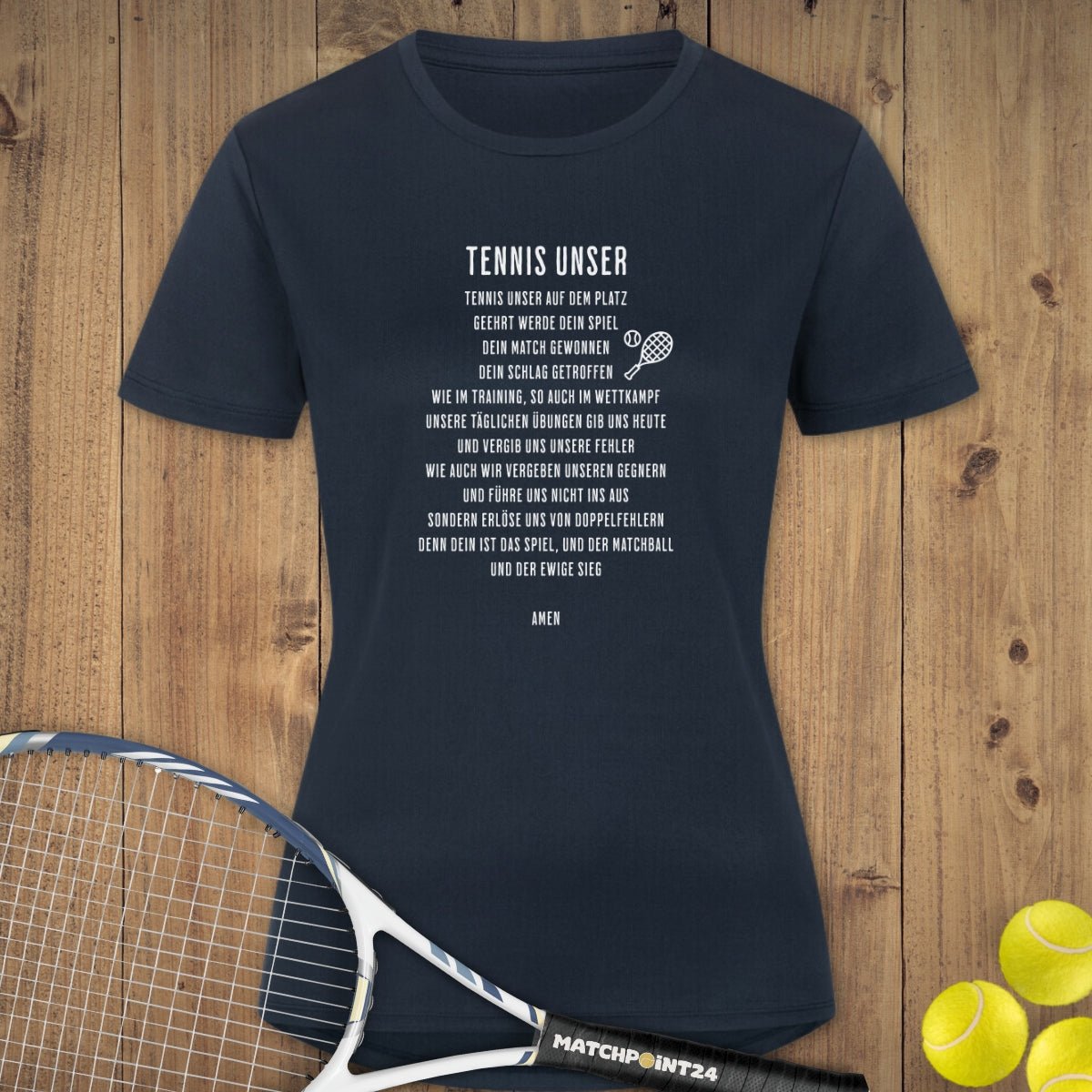 Tennis Unser | Damen Sport T-Shirt - Matchpoint24 - Kleidung für Tennisfans
