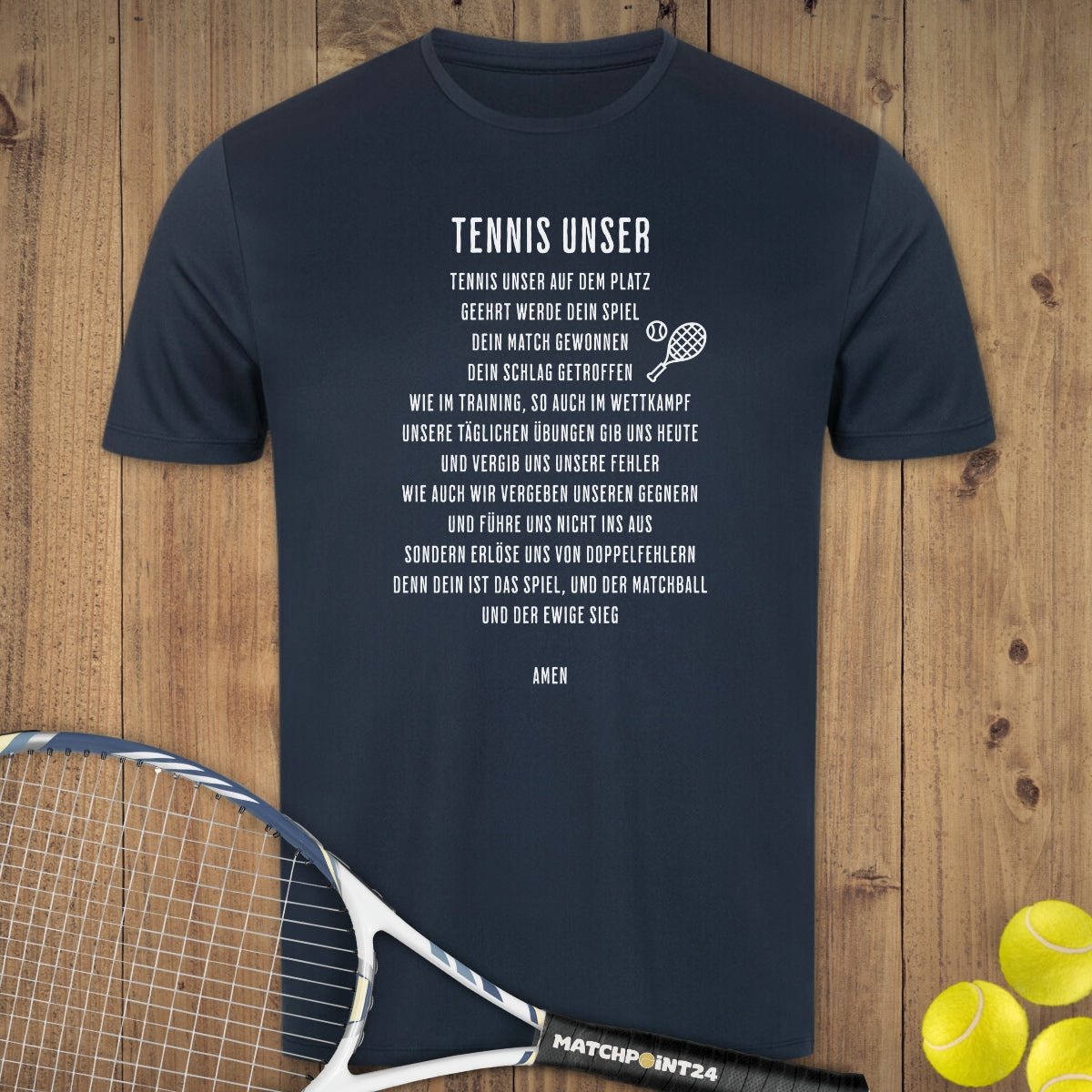 Tennis Unser | Herren Sport T-Shirt - Matchpoint24 - Kleidung für Tennisfans