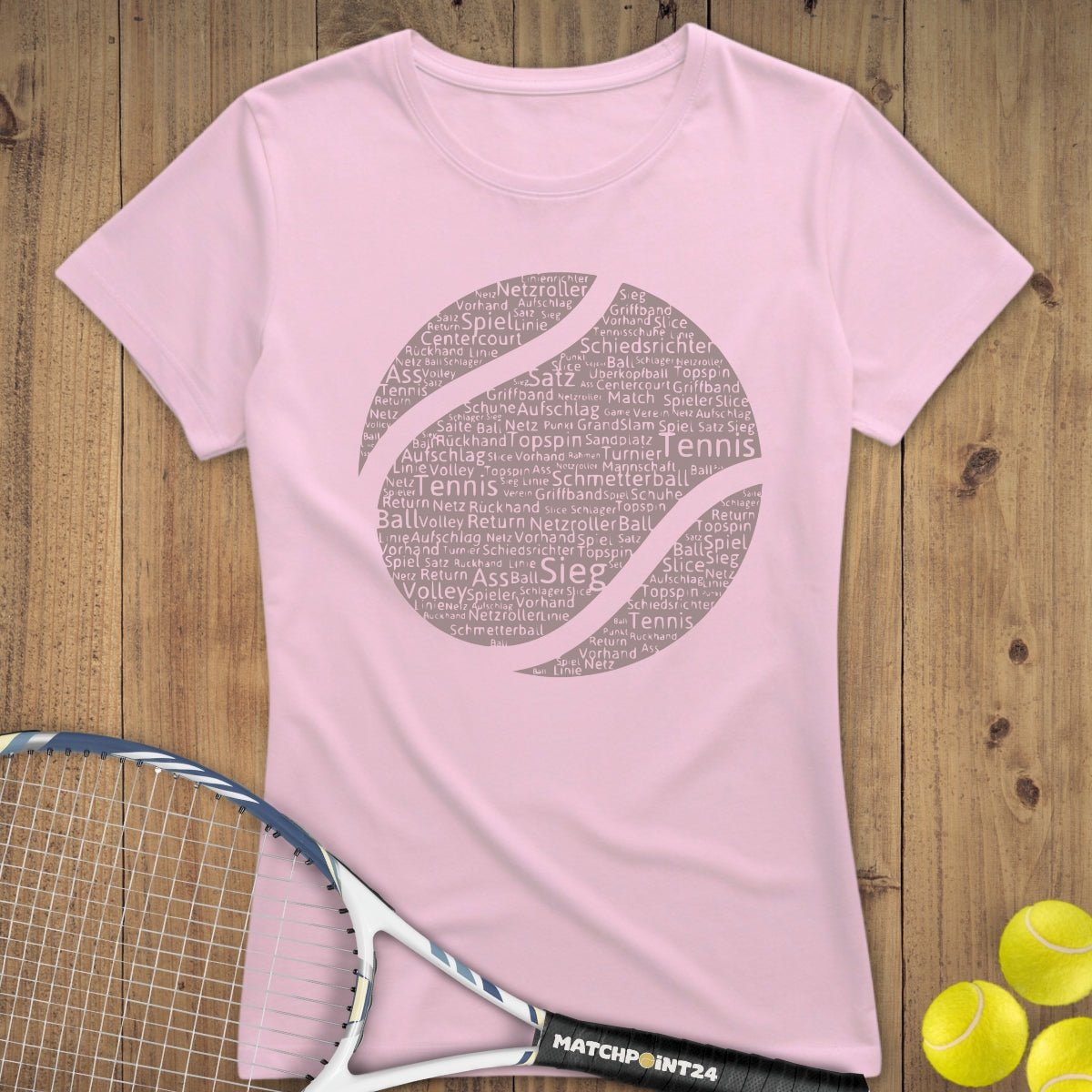 Tennisball | Premium Damen T-Shirt - Matchpoint24 - Kleidung für Tennisfans