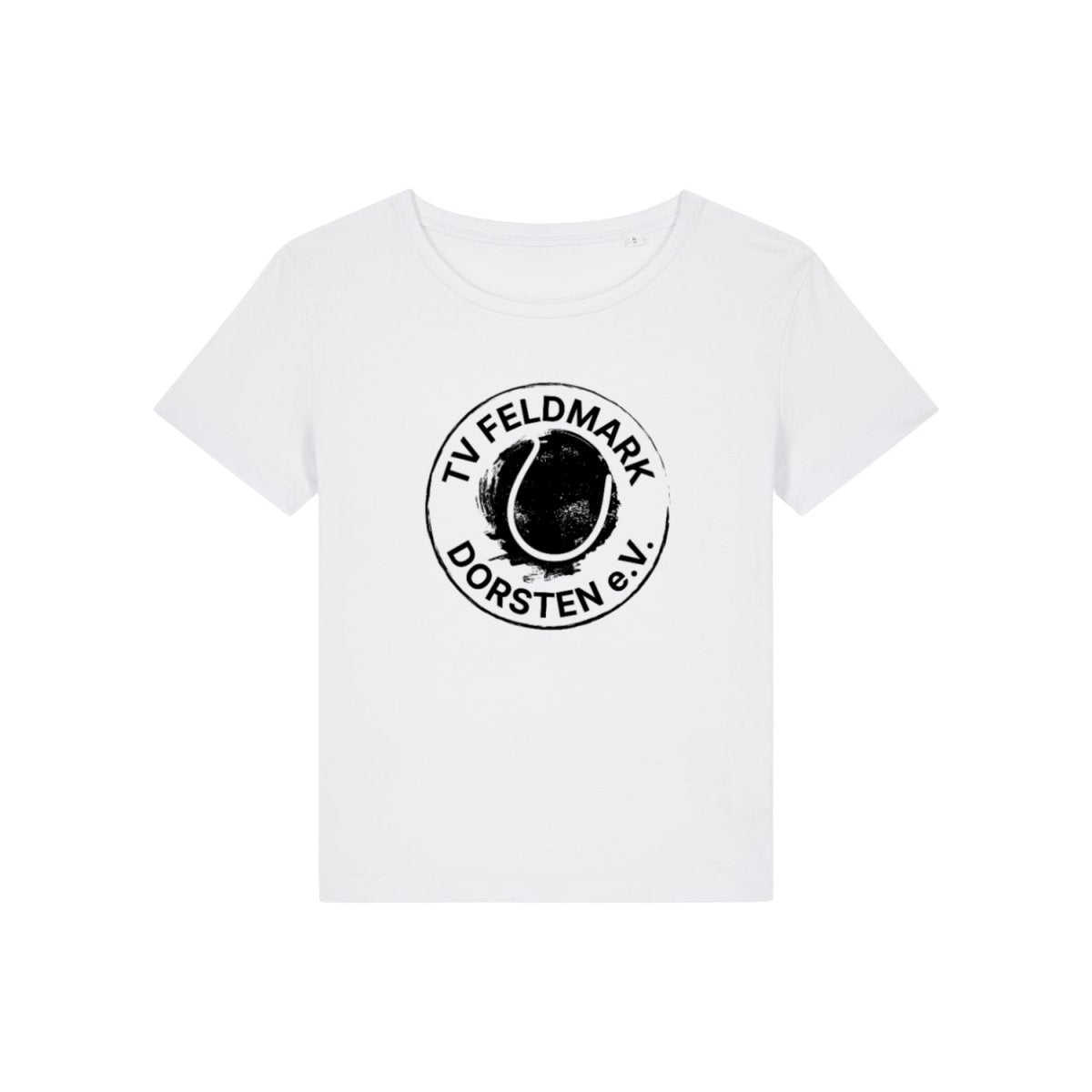 TV Feldmark | BIO T-Shirt Damen (schwarzes Logo) - Matchpoint24 - Kleidung für Tennisfans