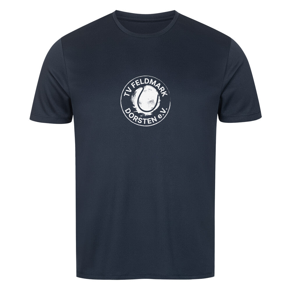 TV Feldmark Herren Sportshirt (Logo Weiß mittig) - Matchpoint24 - Kleidung für Tennisfans
