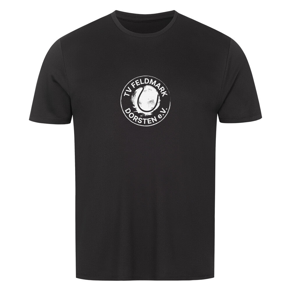 TV Feldmark Herren Sportshirt (Logo Weiß mittig) - Matchpoint24 - Kleidung für Tennisfans