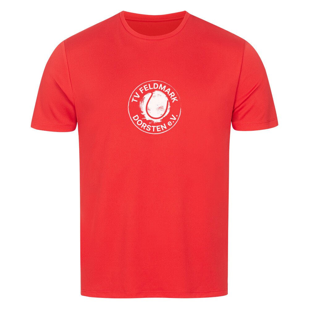 TV Feldmark Herren Sportshirt (Logo Weiß mittig) - Matchpoint24 - Kleidung für Tennisfans
