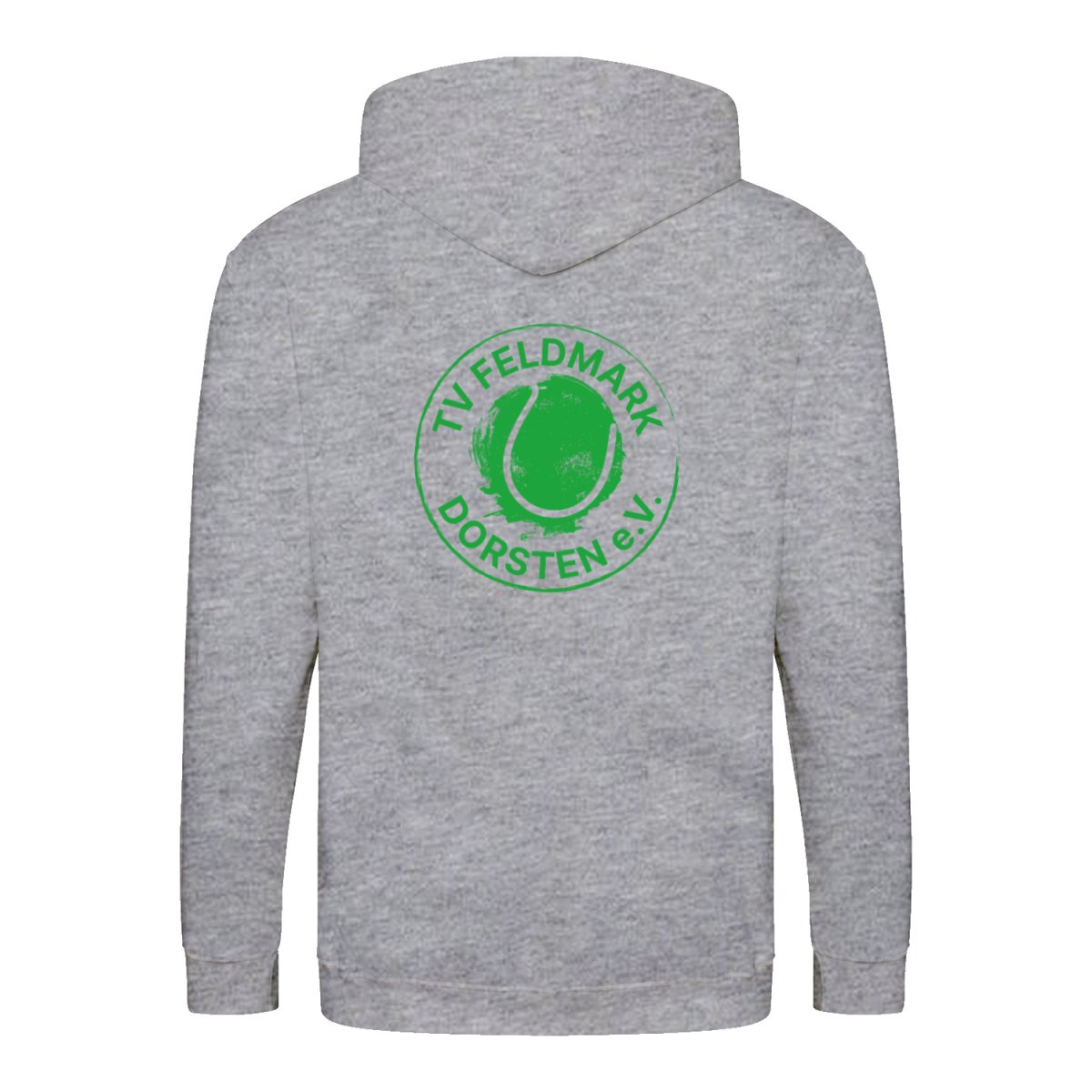 TV Feldmark | Kapuzenjacke Rückendruck (grünes Logo) - Matchpoint24 - Kleidung für Tennisfans