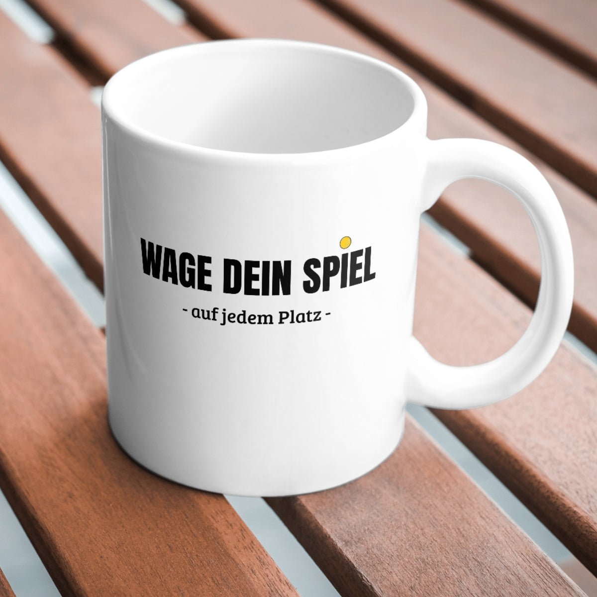Wage dein Spiel | Tasse - Matchpoint24 - Kleidung für Tennisfans