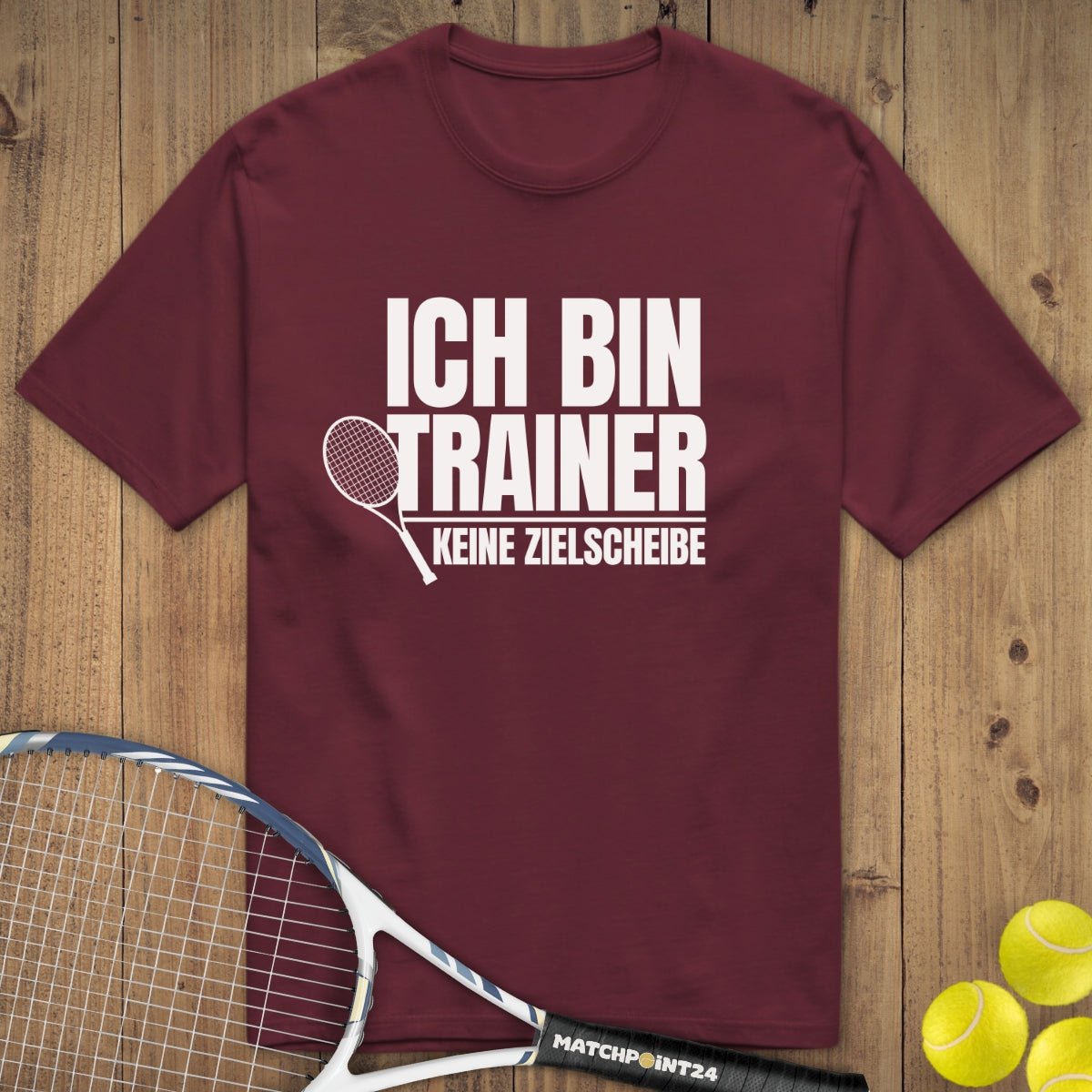 Zielscheibe | Premium Herren T-Shirt - Matchpoint24 - Kleidung für Tennisfans