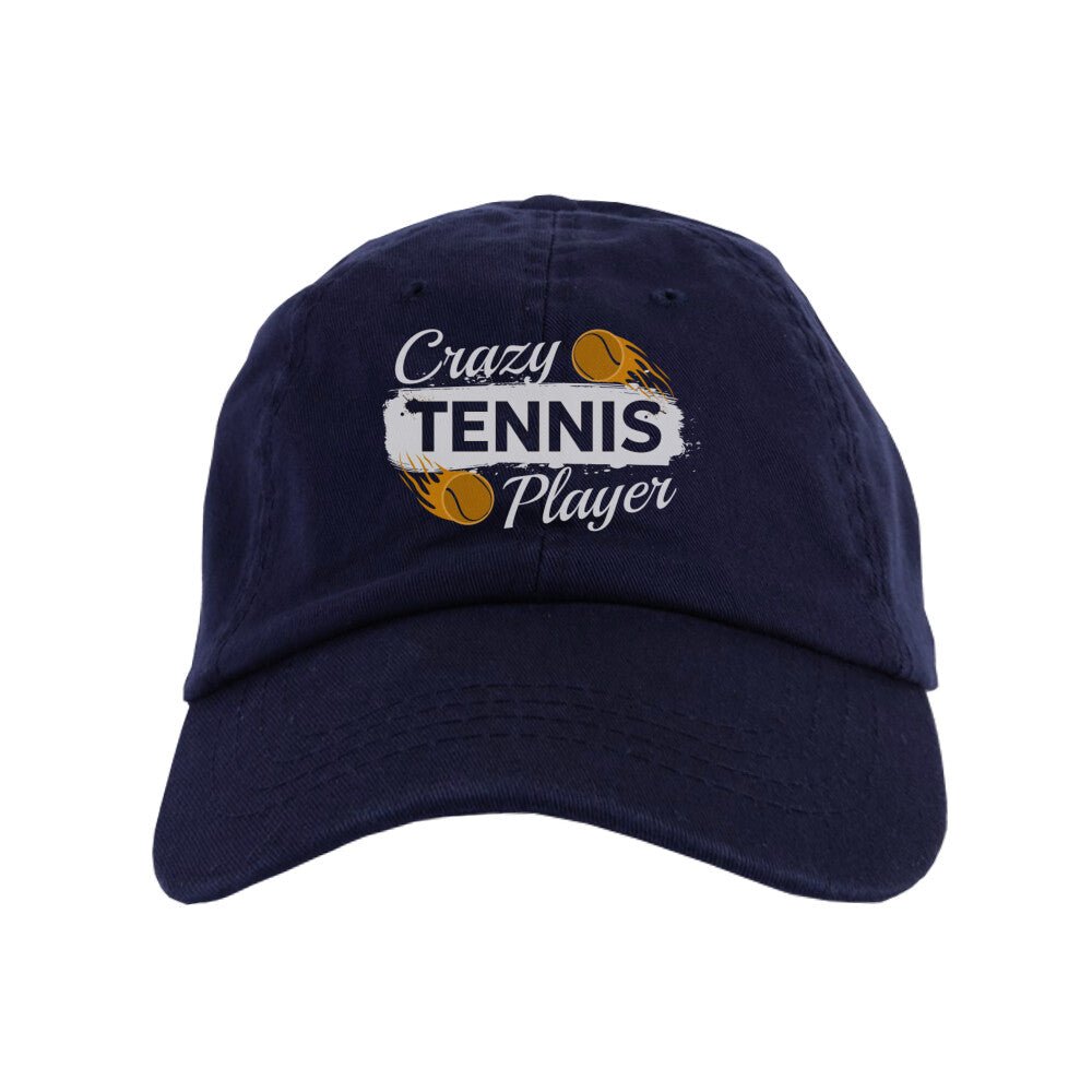 Crazy Tennis Player | Organic Cap - Matchpoint24 - Kleidung für Tennisfans